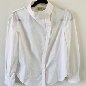 Mugler Cotton White Button Down Size 40